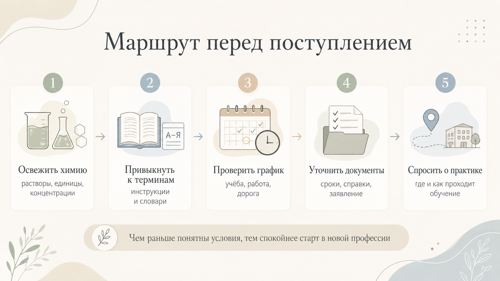 Что стоит подтянуть до поступления